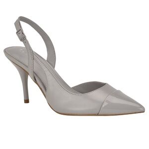 Calvin Klein Elegant Gray Slingback Heels new size 8/5